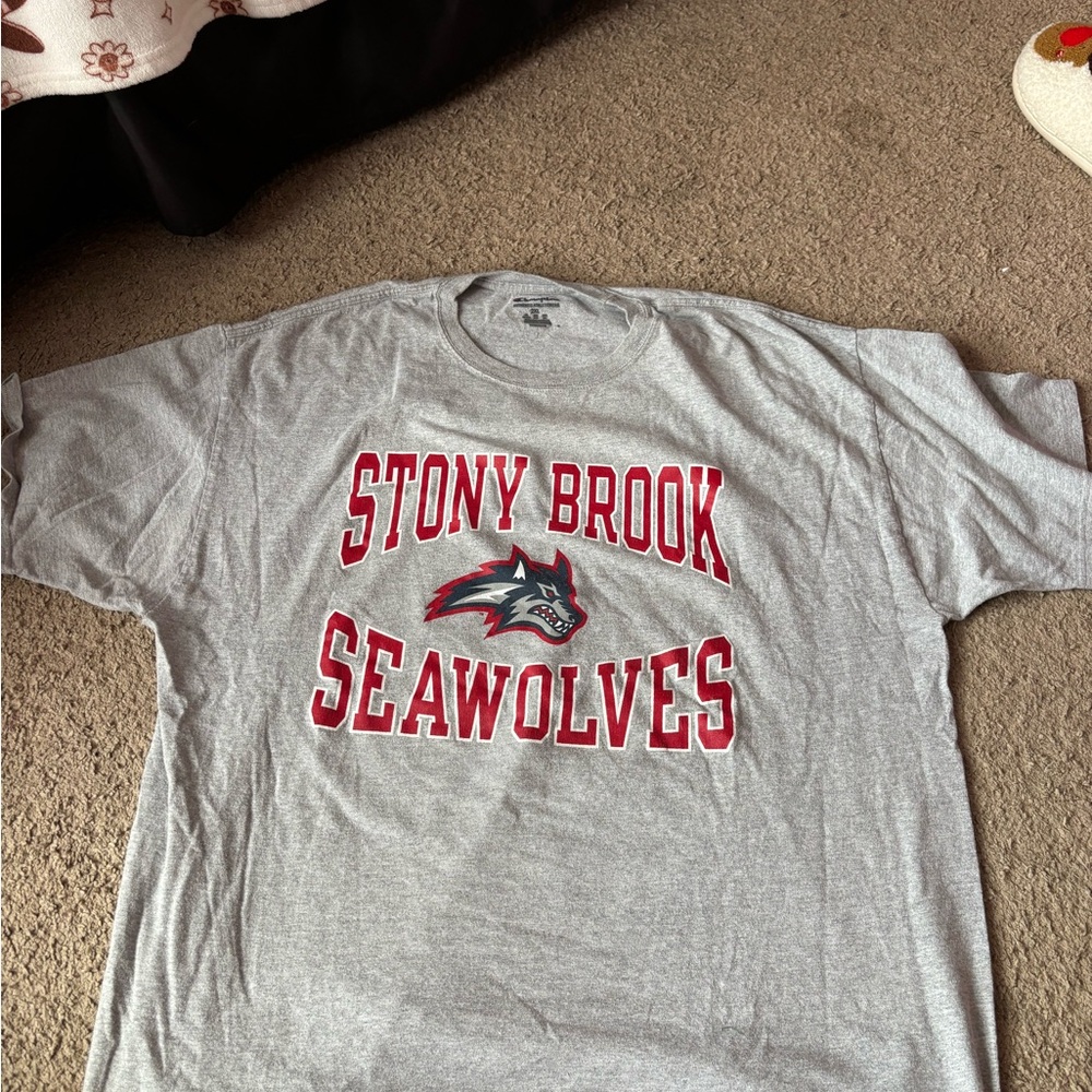 Stony Brook Seawolves Gray T-Shirt